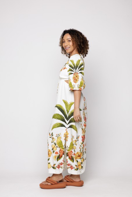 Vestido Cropped Bosque Chic