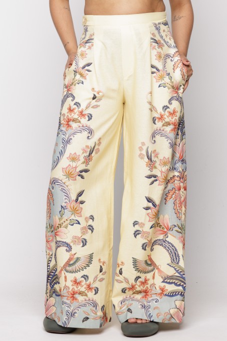 Calça Reta Encanto Boho