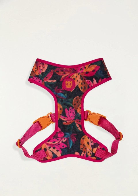 Peitoral Airmesh farm Zee.dog selva Flor De Banana PP