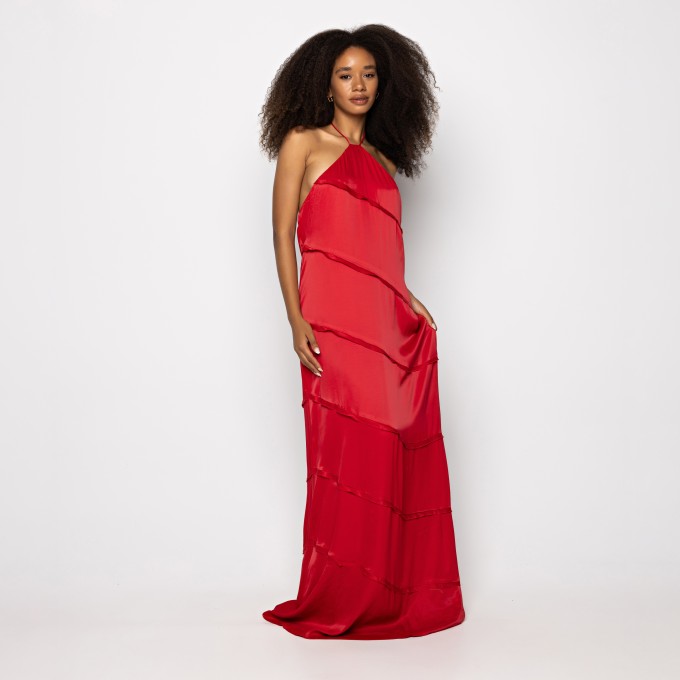 Vestido Frente Única Cetim