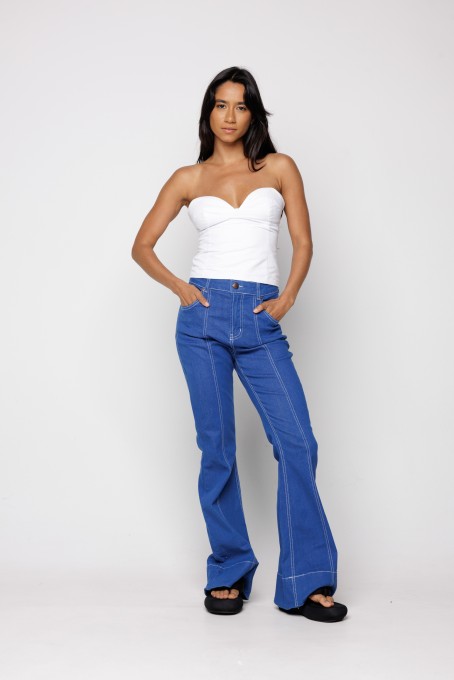 Blusa Corselet Sem Alça