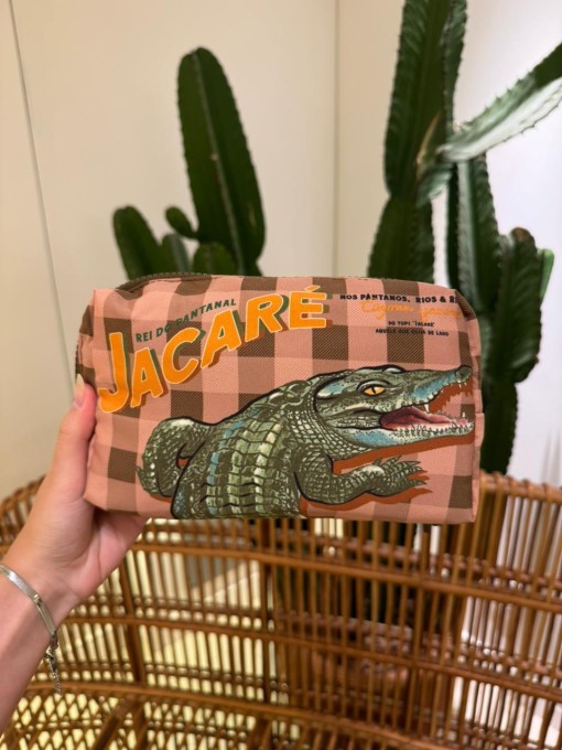 Maxi Necessaire Farm Ora Bolas P Jacaré Silk