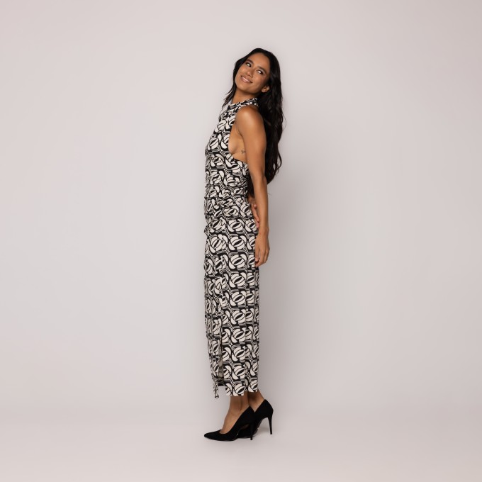 Vestido Midi Tuca Xadez