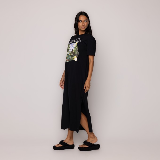 Vestido Midi Portal Paisagem do Campo