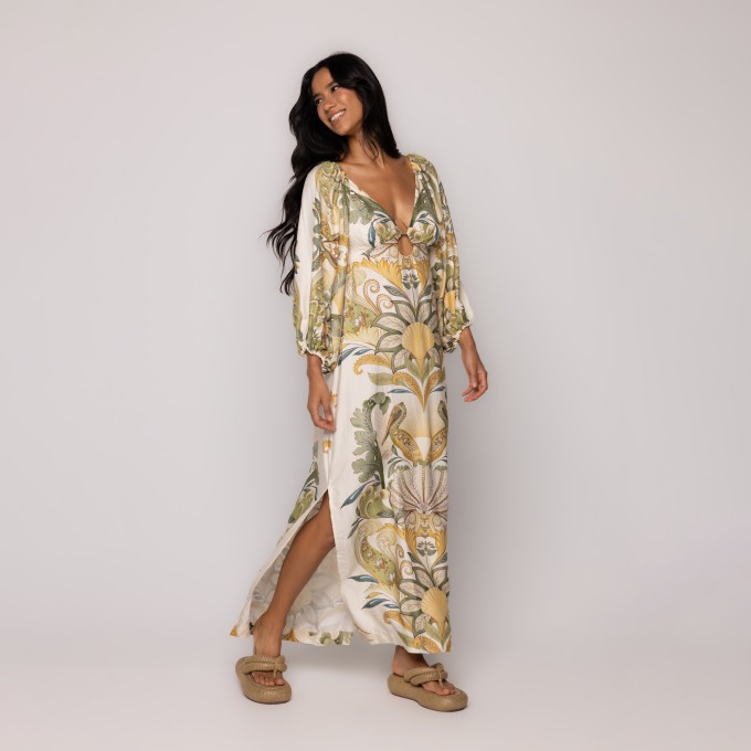 Vestido Cropped Jardim de Mar