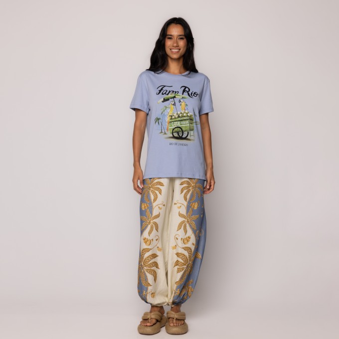 Tshirt Fit Carrinho de Coco