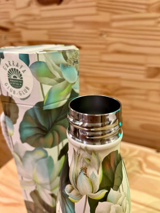 Garrafa Farm GlubGlub 500ml Flor de lótus