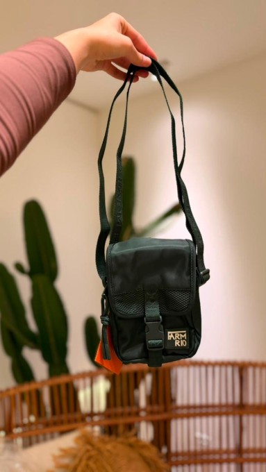 Bolsa Farm Fervo Gráfico Tropi Verde