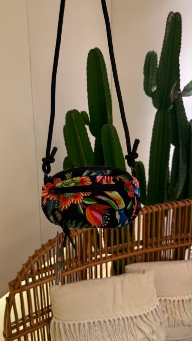 Bolsa Farm Chuchu Jardim de Pássaros