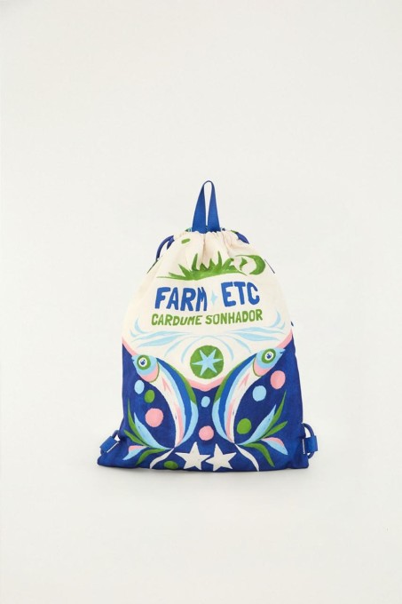 Bolsa Farm Praiana Rótulos Sardinhas