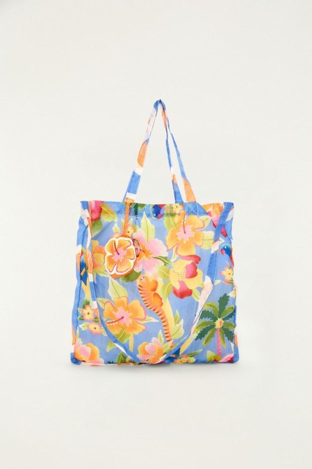 Bolsinha Farm Me Leva Floral Havaiano