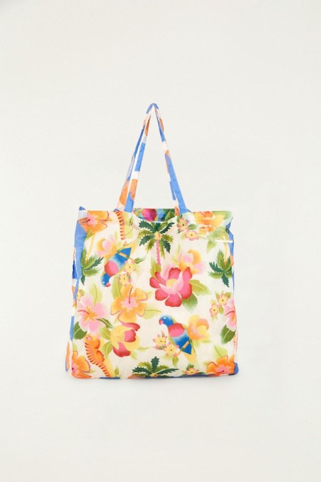Bolsinha Farm Me Leva Floral Havaiano