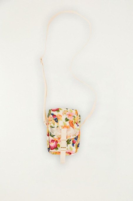 Bolsa Farm Fervo Floral Havaiano Off White