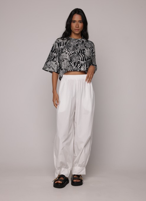 Tshirt Cropped Dança de Zebra