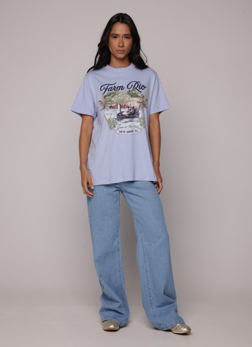 Tshirt Media Pedalinho Azul Sai