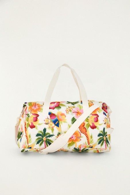 Bolsa Farm Findi Borogodó Floral Havaiano Off