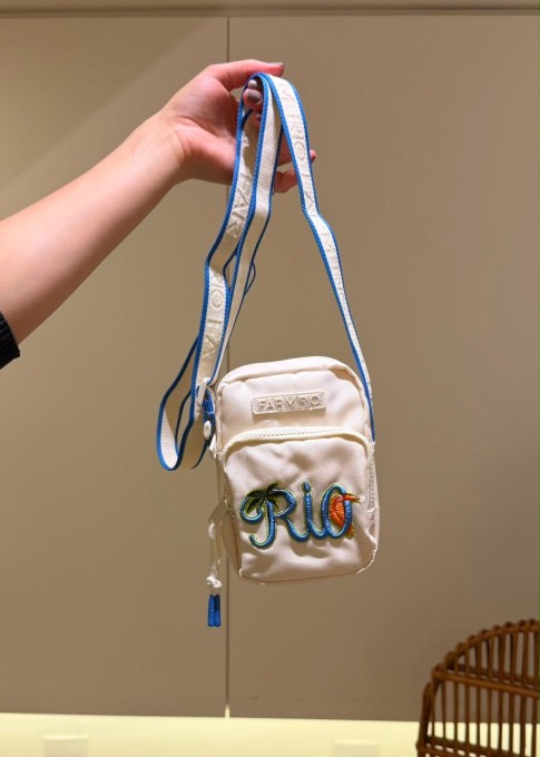 Bolsa Farm Da Gema Rio Off White