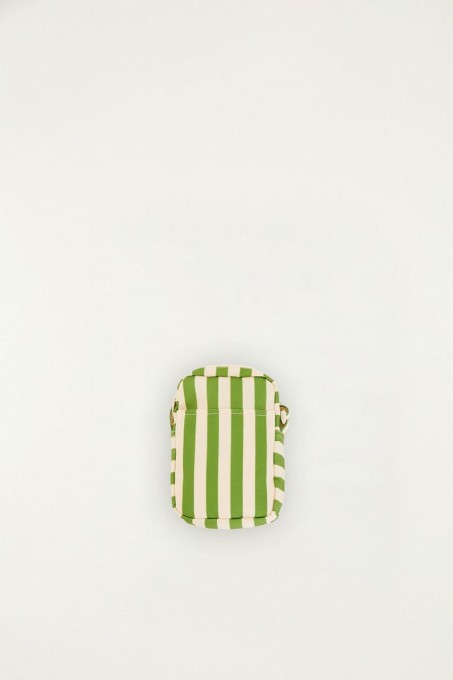 Bolsa Farm Da Gema Listrado Sonhador Verde