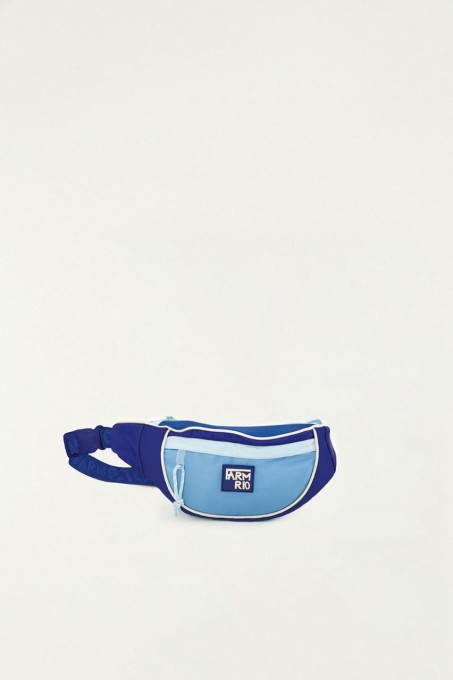 Pochete Farm Dengo Colorblocking Azul