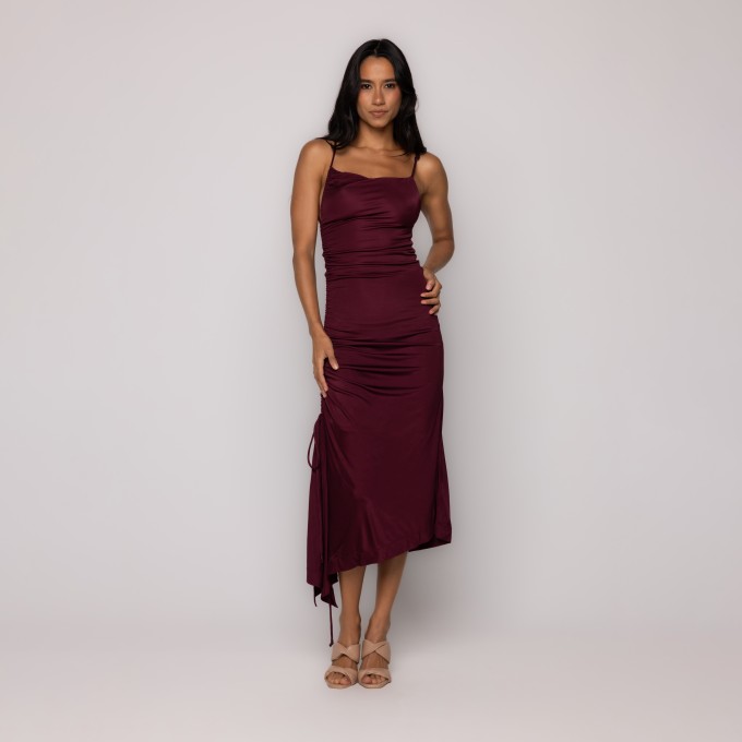 Vestido Cropped Drapeado